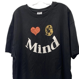 NEW BILLIONAIRE BOYS CLUB Men's Mind Graphic T-Shirt Size 3XL Black